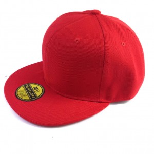 嘻哈帽素帽-紅(可調節)