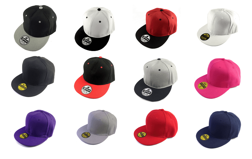 素色嘻哈帽、棒球帽(多種顏色可選)批發供應
