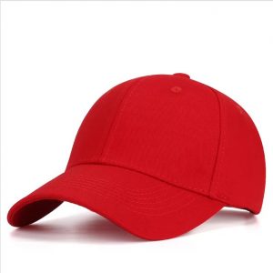 老帽棒球帽-紅色(可調節)