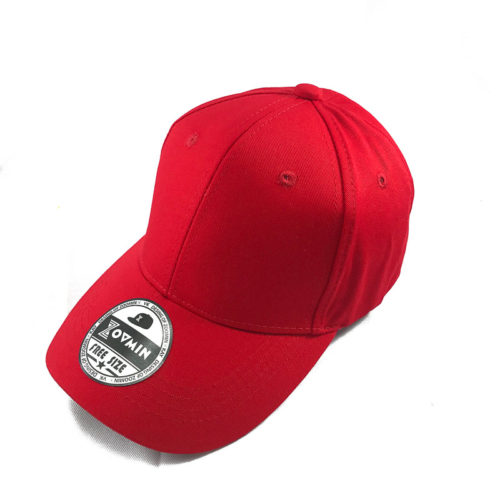 兒童棒球帽-紅色(可調節)