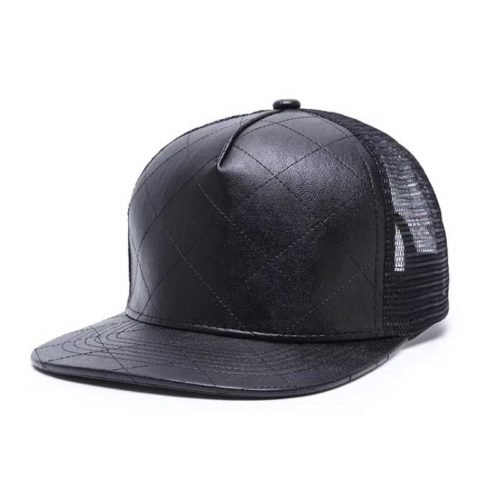 韓風嘻哈帽素帽-黑網帽(可調節)